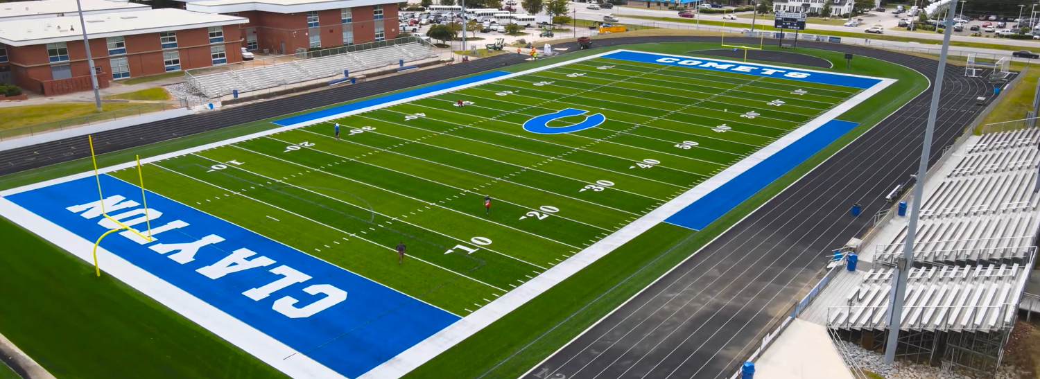 Clayton High School Turf Football Field